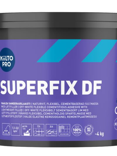 Kiilto Superfix DF vaalea saneerauslaasti 4kg