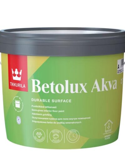 Betolux Akva Lattiamaali 2,7l A valkoinen sävytettävissä