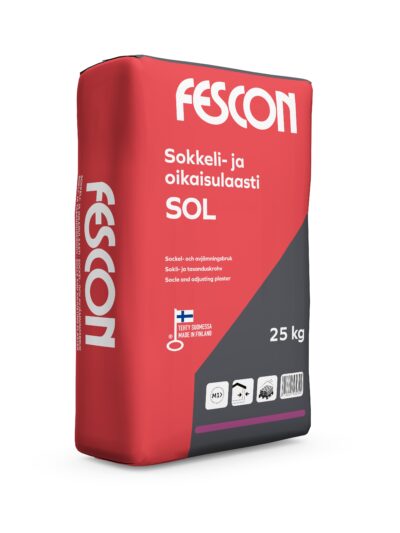 Sokkeli- ja oikaisulaasti Fescon SOL 25kg