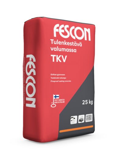 Tulenkestävä valumassa Fescon TKV 25kg