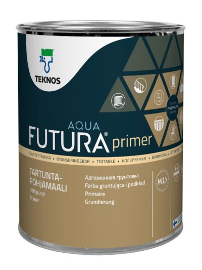 Futura Aqua Primer tartuntapohjamaali valkoinen 0,9l