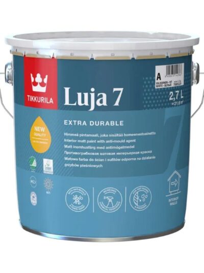 Luja 7 Pintamaali himmeä 2,7l A valkoinen sävytettävissä