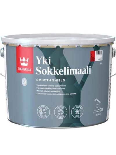 Yki Sokkelimaali 9l A valkoinen sävytettävissä