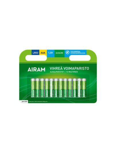 Paristo LR03 AAA 12kpl