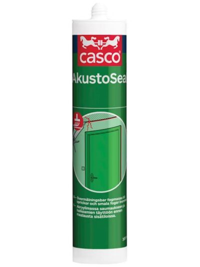 Akryylimassa AkustoSeal Casco valkoinen 300ml