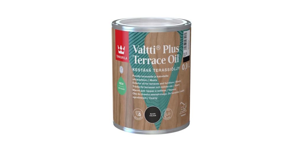 Valtti Plus Terassi ljy 0 9l Musta Simolin