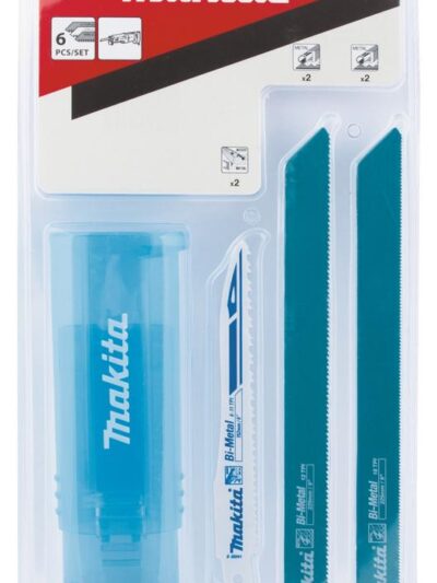 MAKITA PUUKKOSAHANTERÄSARJA METALLILLE 6kpl B-44448