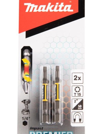 MAKITA RUUVAUSKÄRKI T15 50MM E-03333 IMPACT PREMIER 2kpl
