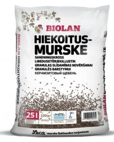 Hiekoitusmurske Leca Biolan 25l
