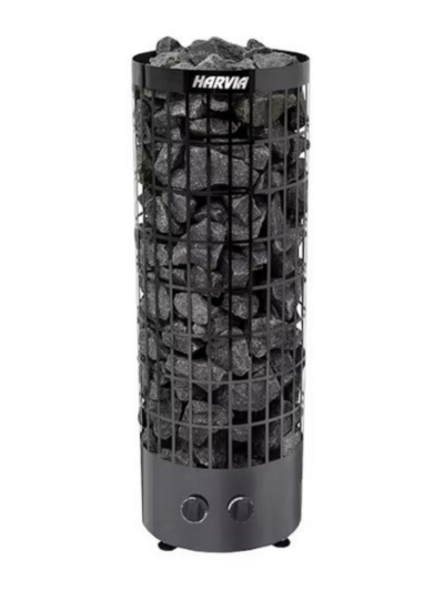 SÄHKÖKIUAS HARVIA CILINDRO PC70 6,8 kW Black Steel