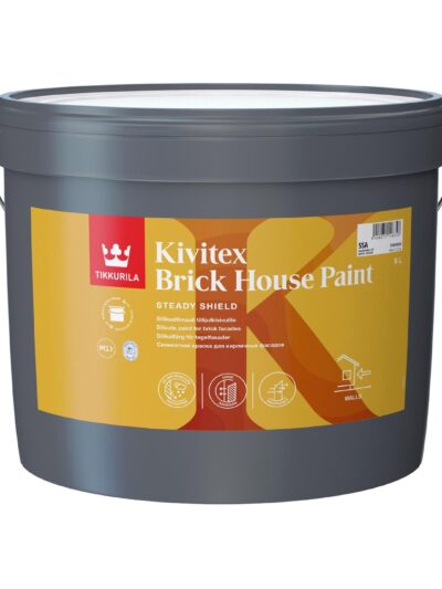 Kivitex Brick House Paint Silikaattimaali SSC täyshimmeä 9l