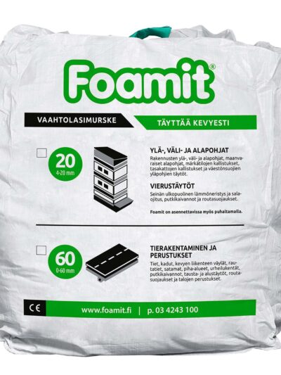 VAAHTOLASIMURSKE FOAMIT 20 4-20mm 1000l