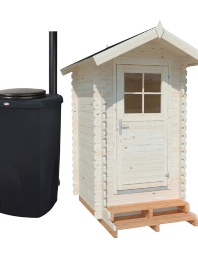 PUUCEE PALMAKO 28 PREMIUM 1,5m² & KOMPOSTIKÄYMÄLÄ BIOLAN ECO TUMMANHARMAA