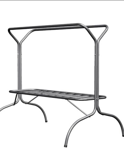 Tuuletusteline Markki Y-kiinteä yläkehä tummanharmaa 0078