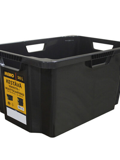 VARASTOLAATIKKO 50L MUSTA DMC-50