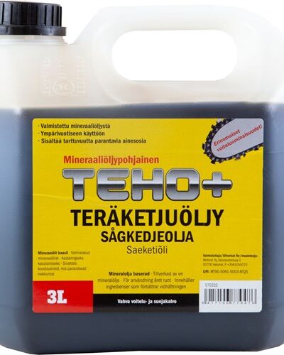 TERÄKETJUÖLJY TEHO+ 3L