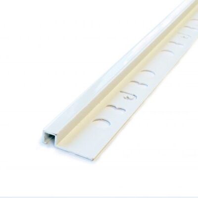 LAATTALISTA 6516-WHITE 8MM 2,7 VALKOINEN MUOVI NELIÖ