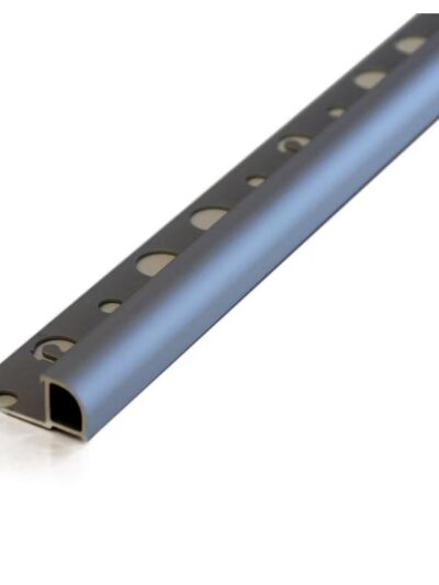 LAATTALISTA 6570-HE 12MM 2,7M HOPEA-ANODISOITU PUOLIPYÖREÄ