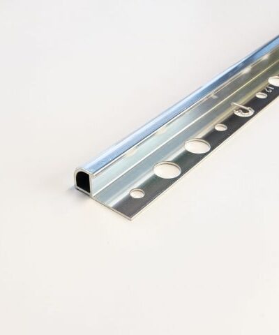 LAATTALISTA 6570-SILVER 12MM 2,7M HOPEA-ANODISOITU KIILTÄVÄ PYÖREÄ