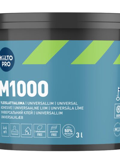Kiilto Pro Lattia- ja seinäliima M1000 3l